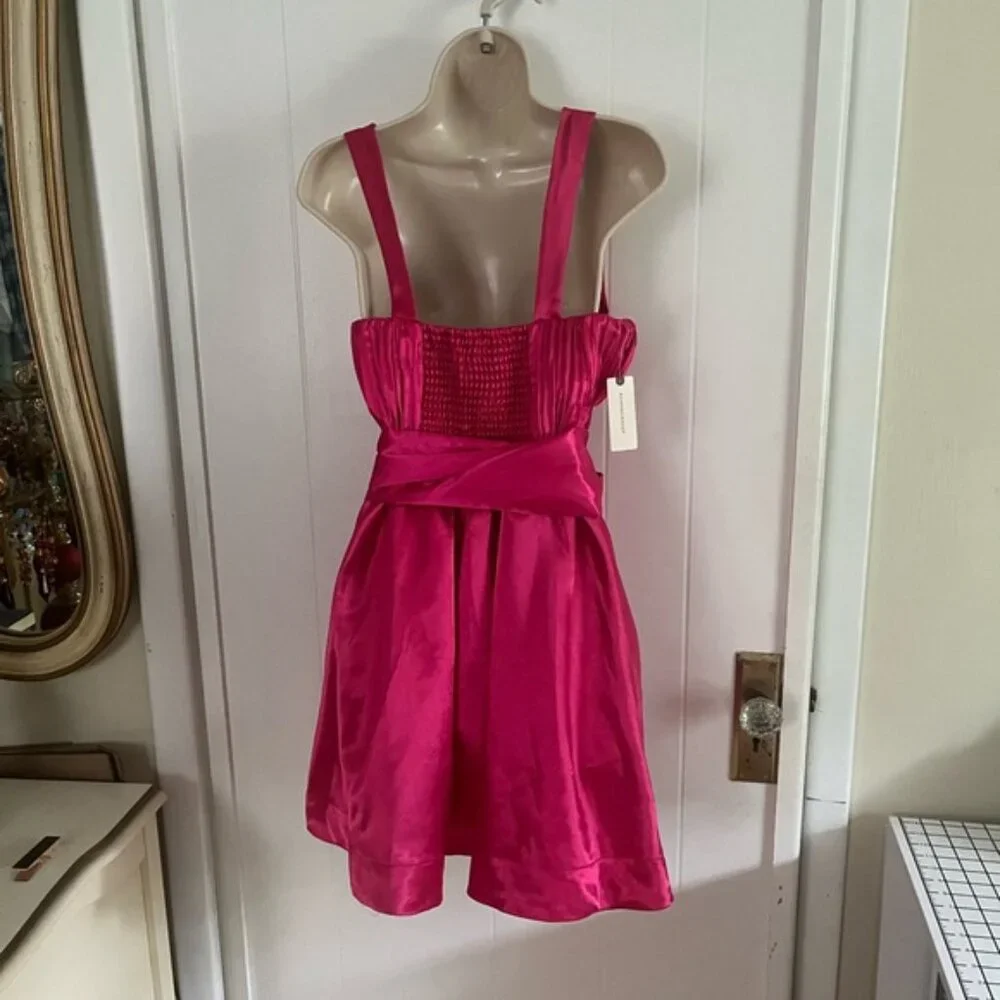 NWT | Maeve Bow-Tie Satin Mini Dress!! - Picture 6 of 11
